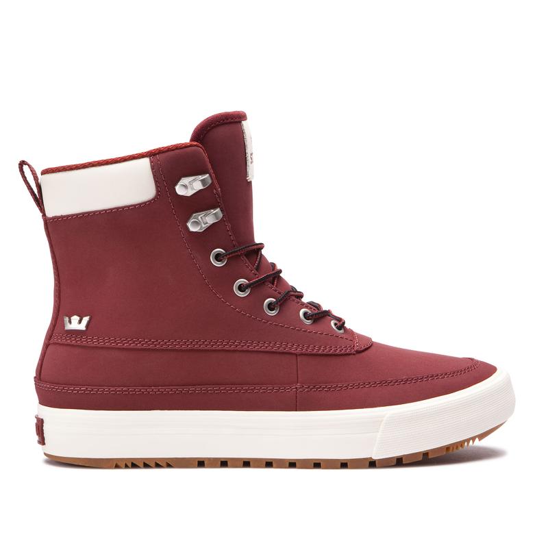 Zapatillas Altas Supra Argentina Mujer - OAKWOOD Burdeos (VAJXM-8205)